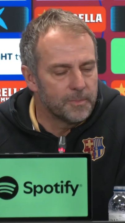 Hansi Flick sobre el empate del Barcelona en Getafe