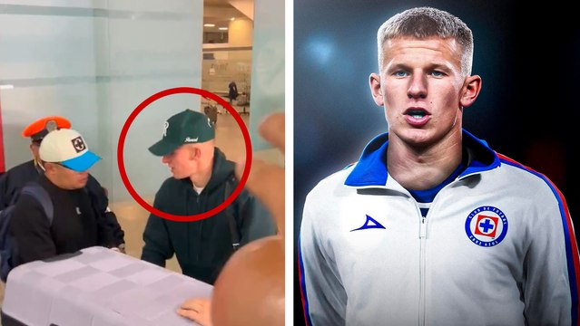 Cruz Azul: Mateusz Bogusz ya está en CDMX y así le da la bienvenida una pequeña fan