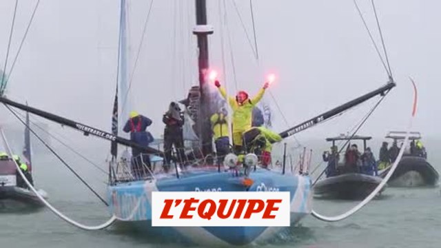L'arrivée de Ruyant aux Sables-d'Olonne - Voile - Vendée Globe
