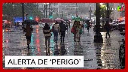 Após temporal, Inmet emite alerta laranja de tempestade neste sábado para São Paulo