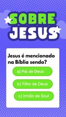 QUEM FOI JESUS: APÓSTOLO, DICíPULO OU PROFÉTA?