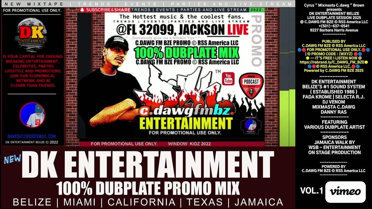 DK ENTERTAINMENT BELIZE LIVE DUBPLATE SESSION 2025__c.dawg_fm_bze_©_rss_america_llc