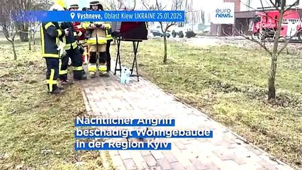 Russland feuert mit Dutzenden von Drohnen auf Ziele in der Ukraine