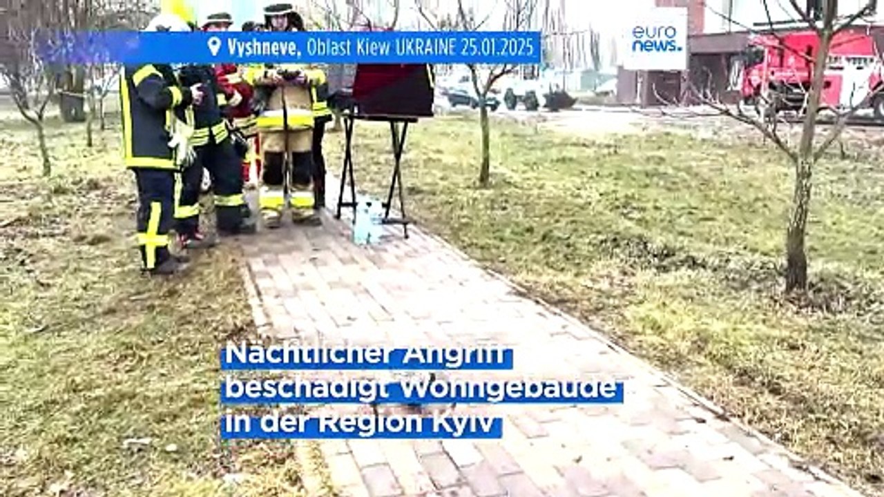 Russland feuert mit Dutzenden von Drohnen auf Ziele in der Ukraine