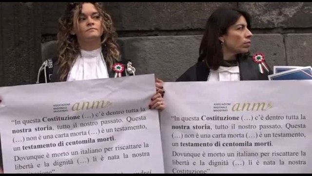 A Napoli Nordio apre l'anno giudiziario tra protesta toghe e applausi