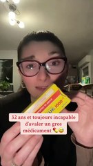 32 ans et toujours incapable d’avaler un gros médicament 💊