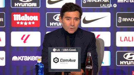 Rueda de prensa de Marcelino tras Atlético vs Villarreal
