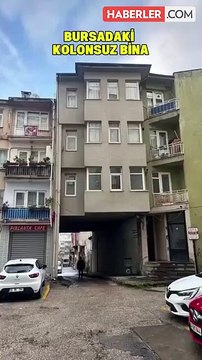 Konya'da çöken binanın ardından Bursa'daki o bina sosyal medyanın gündeminde