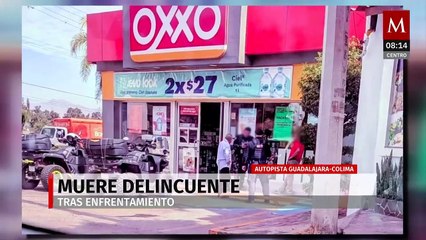 Policía abate a delincuente que secuestraba camión en la autopista Guadalajara-Colima