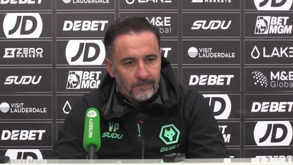 Vitor Pereira react's to relegation threatened Wolves' 1-0 loss to 10-man Arsenal