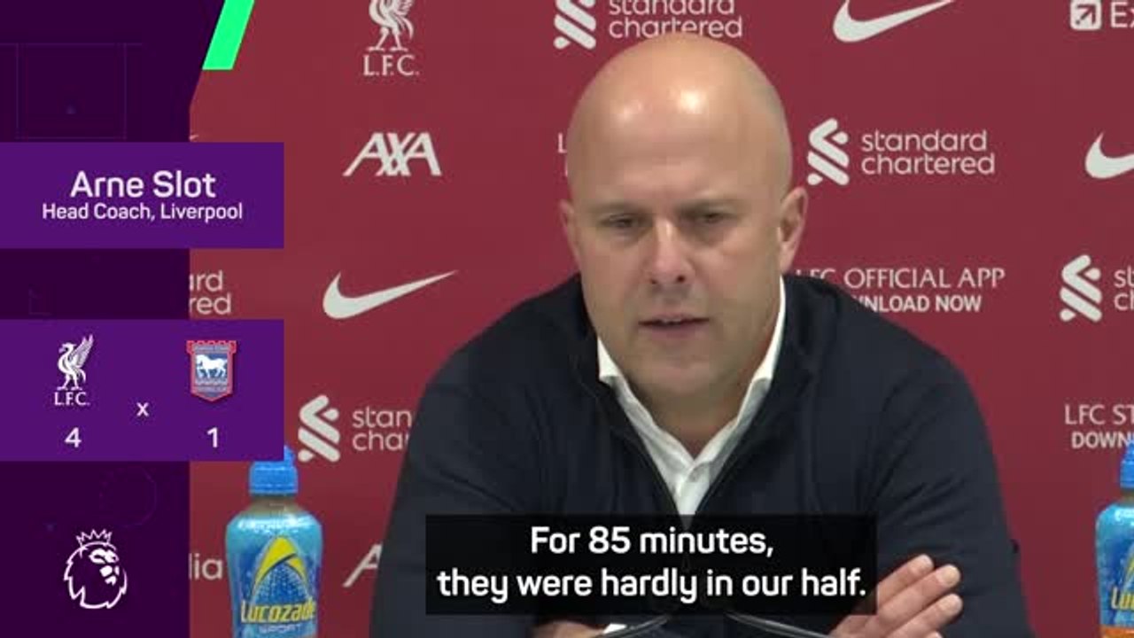Liverpool 'almost perfect' against Ipswich - Slot