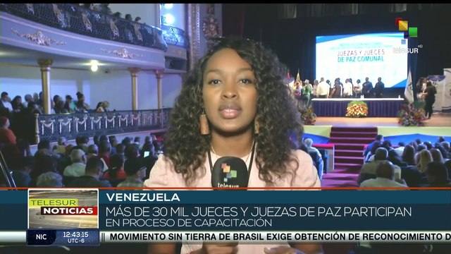 En Venezuela los jueces y juezas de paz participan en proceso de capacitación