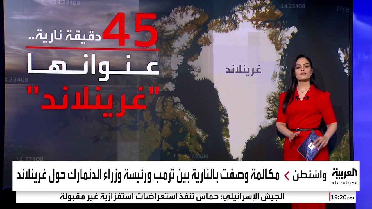 مكالمة "نارية" بين ترمب ورئيسة وزراء الدنمارك بشأن غرينلاند