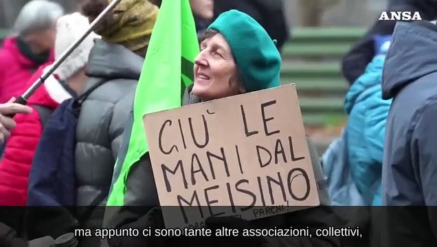 Torino, nuovo corteo per salvare il Parco del Meisino