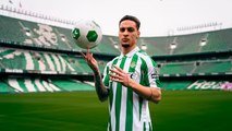 Antony y sus primeros momentos en el estadio del Real Betis