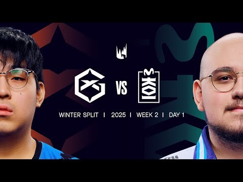 GX v KOI | 2025 LEC Winter | Week 02 Day 01 | GIANTX vs Movistar KOI