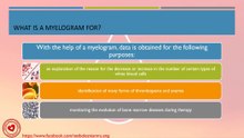 What is a myelogram for?