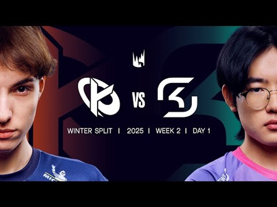 KC v SK | 2025 LEC Winter | Week 02 Day 01 | Karmine Corp vs SK Gaming