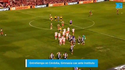 Facundo Ache, entretiempo Gimnasia 0 - 1 Instituto