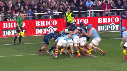 TOP 14 - Essai de Rodrigo BRUNI (AB) - USA Perpignan - Aviron Bayonnais