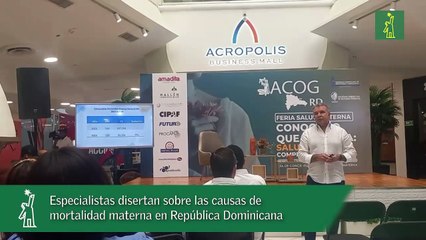 Especialistas disertan sobre las causas de mortalidad materna en República Dominicana
