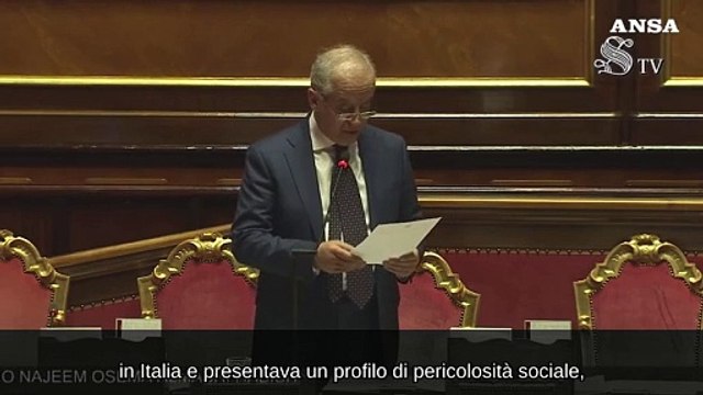 Almasri, Piantedosi: Una volta libero pericoloso, via subito
