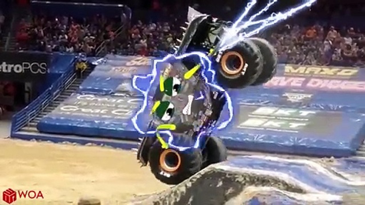 Crazy Monster Truck Freestyle Moments | Monster Jam 2020 Highlights | Woa Doodles Funny Videos