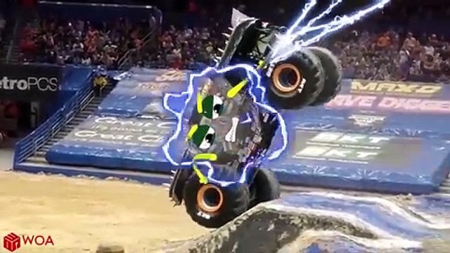 Crazy Monster Truck Freestyle Moments | Monster Jam 2020 Highlights | Woa Doodles Funny Videos