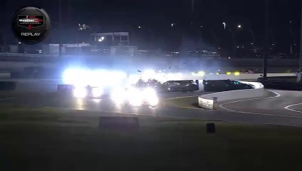 IMSA 2025 24H Daytona Race Big Crash Chaos