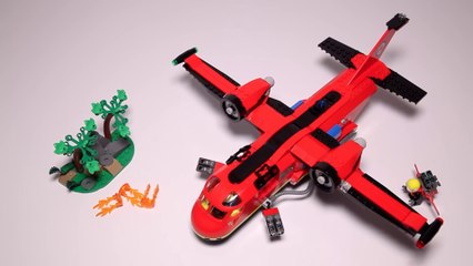 Lego City 60413 Fire Rescue Plane Speed Build