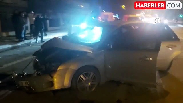Çubuk'ta trafik kazası: 4 kişi yaralandı
