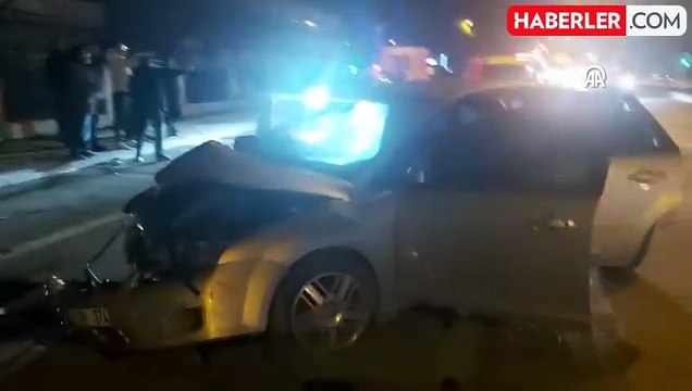 Çubuk'ta trafik kazası: 4 kişi yaralandı