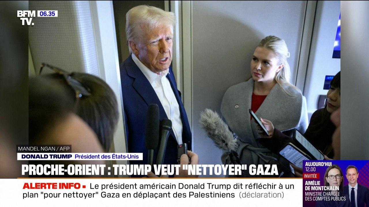 "Nettoyer" Gaza: Donald Trump propose d'envoyer les Palestiniens vers l'Égypte et la Jordanie