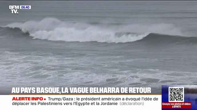 Côte basque: la vague Belharra de retour grâce des conditions météorologiques réunies