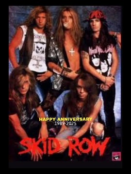 Happy Anniversary Skid Row debut Studio Album (1989-2025)