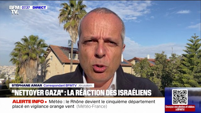 Nettoyer Gaza: la réaction des Israéliens après la déclaration de Donald Trump