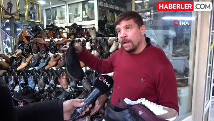 Kundura ustası Şaban Mungan: "Babamın mirasını yaşatıyorum"