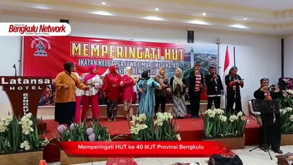 HUT ke 40 Ikatan Keluarga Jawa Timur (IKJT) Provinsi Bengkulu Dimeriahkan dengan Pagelaran Seni Budaya