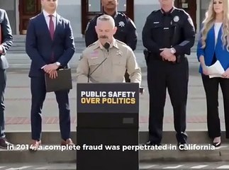 Chad Bianco, sheriff of Riverside County, California is finally speaking the truth. Kudos standing up against politicians