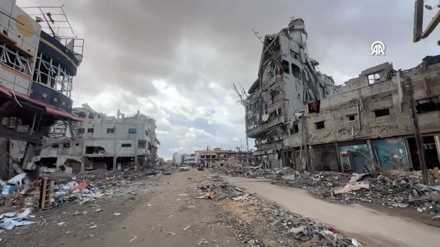 İsrail ordusunun Refah'ta bıraktığı yıkımın boyutu görüntülendi