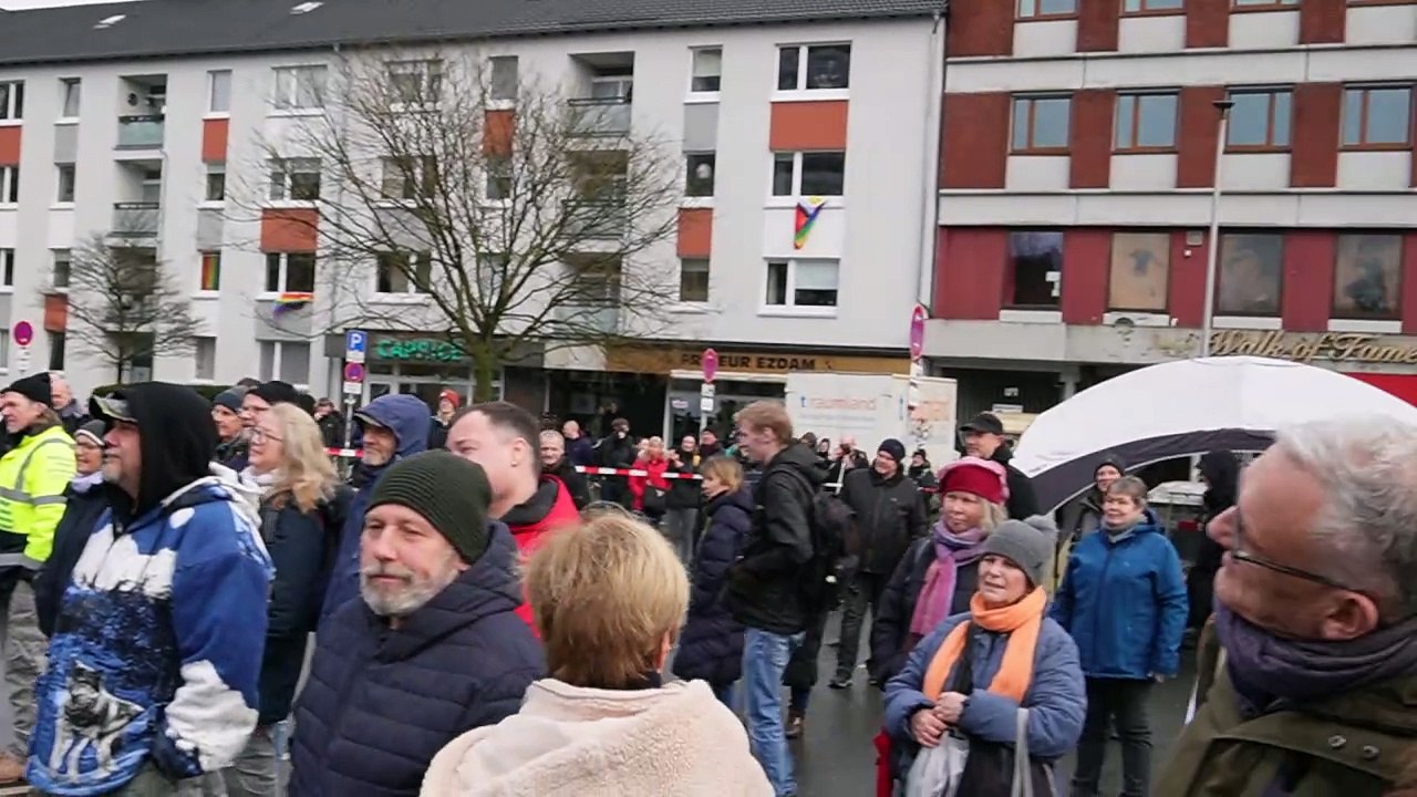 Demo Münster DJ Schele und Freunde 25.01.2025