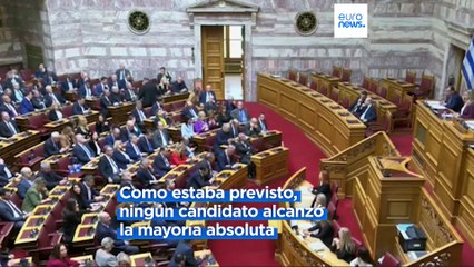 Ningún candidato a presidir el Parlamento griego alcanza la mayoría absoluta en primera ronda