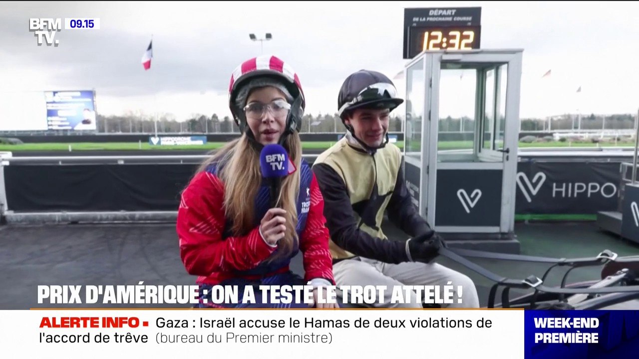 Prix d'Amérique: notre reporter Noémie Wira a testé le trot attelé