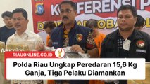 Polda Riau Ungkap Peredaran 15,6 Kg Ganja, Tiga Pelaku Diamankan