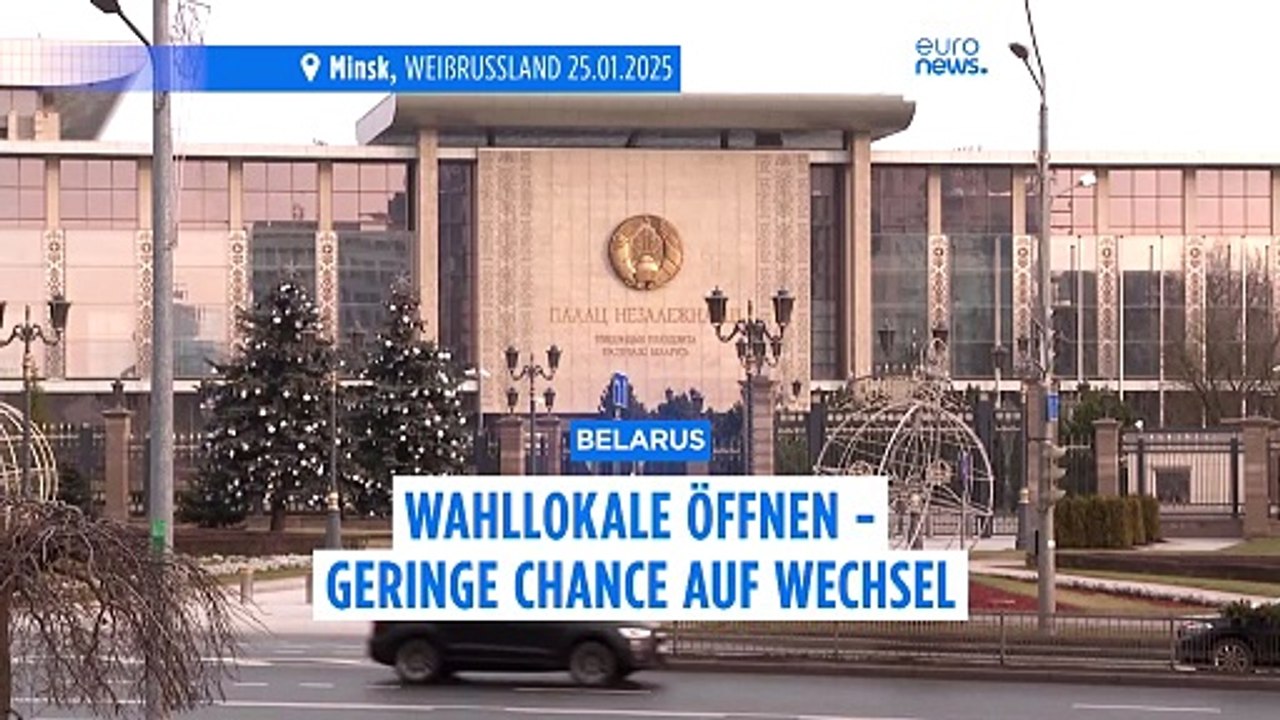 Belarus: Wahllokale öffnen - geringe Chance auf Wechsel