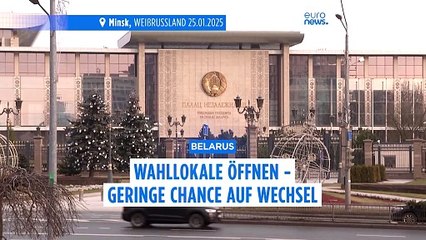 Belarus: Wahllokale öffnen - geringe Chance auf Wechsel