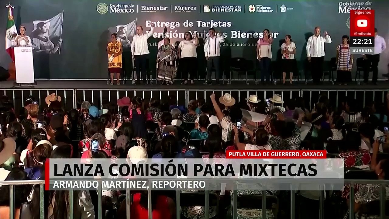 Desde Oaxaca, Claudia Sheinbaum expresa su apoyo a los connacionales en Estados Unidos