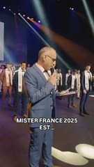 Le moment de l'élection de Mathieu Bedini, Mister France 2025 et sa surprise en remportant le titre