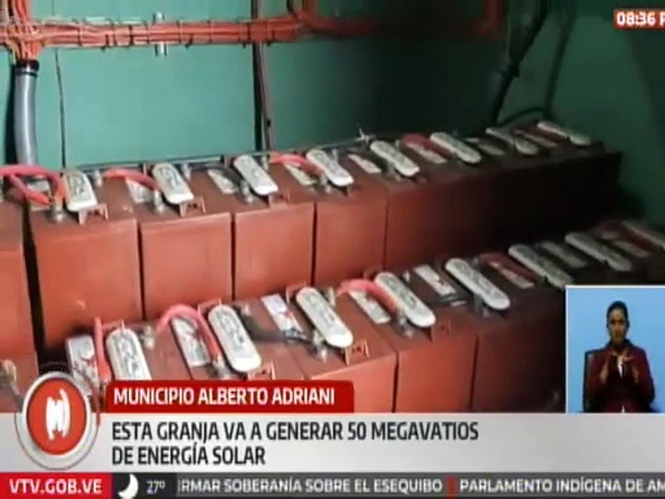 Mérida | Instalan Granja Solar para optimizar energía eléctrica en el municipio Alberto Adriani