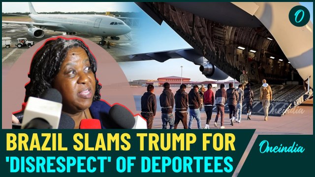 Brazil demands explanation for 'Blatant Disrespect' - Deported Immigrants land in Handcuffs from U.S